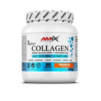 Amix Collagen Marine Peptan 300 g tropical (tropické ovoce)