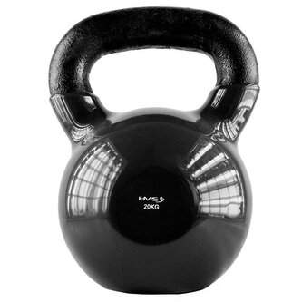 Kettlebell pokrytý vinylem HMS KNV20 20 kg, černý Velikost: 20 kg