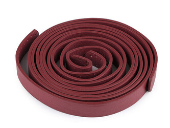 Ucha na tašky - polotovar - 10 ks - 7 červená tmavá