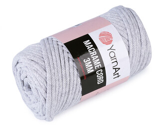 Pletací příze Macrame Cord 250 g - 1 ks - 6 (756) šedá nejsvětlější