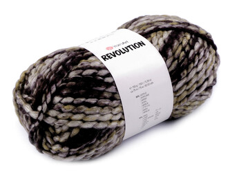 Pletací příze Revolution 150 g - 1 ks - 4 (1600) černá