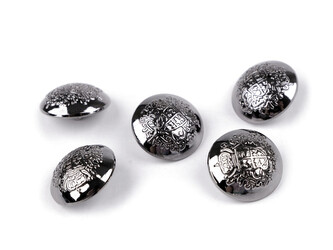 Kovový knoflík velikost 28", 32", 36" - 200 ks - 5 (32") nikl antik