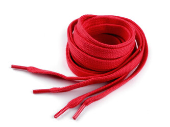 Bavlněné tkaničky do bot / tenisek / mikin délka 130 cm - 2 ks - 4 (3100) červená