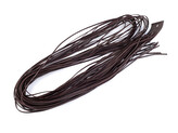 Kožený řemínek šíře 2 mm, 120 cm - 20 ks - 1 (3) hnědá tmavá