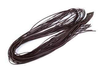 Kožený řemínek šíře 2 mm, 120 cm - 20 ks - 1 (3) hnědá tmavá