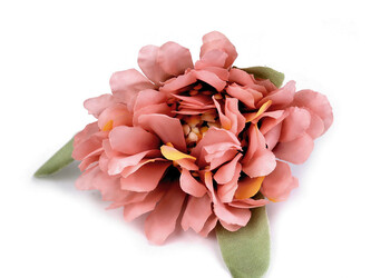 Umělý květ Ø6 cm - 10 ks - 5 pudrová