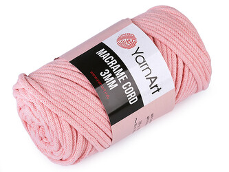 Pletací příze Macrame Cord 250 g - 1 ks - 4 (767) lososová tmavá