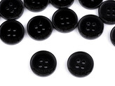 Knoflík oblekový velikost 24", 28", 32", 36", 40" - 20 ks - 2 (28") černá