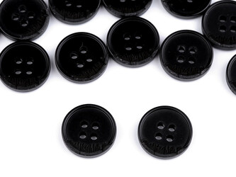 Knoflík oblekový velikost 24", 28", 32", 36", 40" - 20 ks - 2 (28") černá
