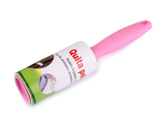 Čistící váleček na textil samolepicí - 1 ks - 2 růžová