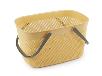 Plastový košík 18,5x28 cm - 1 ks - 11 béžová světlá