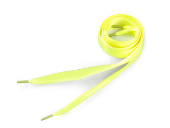 Saténové tkaničky do bot, tenisek a mikin délka 110 cm - 100 ks - 8 žlutá reflexní