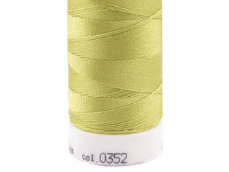 Nitě Poly Sheen Mettler 200 m - 1 ks - 0352 zelená khaki sv.