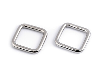 Průvlek / vsuvka šíře 20 mm na koženou galanterii - 20 ks - 1 nikl