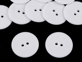 Knoflík velikost 48" - 50 ks - 11 bílá
