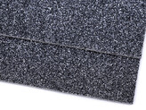 Pěnová guma Moosgummi s glitry 20x30 cm - 10 ks - 10 šedá tmavá