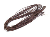 Kožený řemínek šíře 2 mm, 120 cm - 20 ks - 3 (12) hnědá