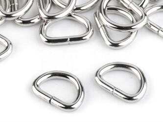 Polokroužek šíře 15 mm - 100 ks - 1 nikl