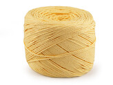 Bavlněná příze macrame Ø2 mm rozčesávací - 1 ks - 4 žlutá světlá