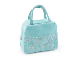 Termotaška skládací svačinová s kapsou 19x22 cm - 1 ks - 3 mint