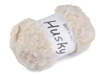 Pletací příze Husky 100 g - 1 ks - 2 (17) krémová nejsvět.