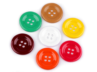 Knoflík velký Ø50 mm - 7 ks - mix č. 5