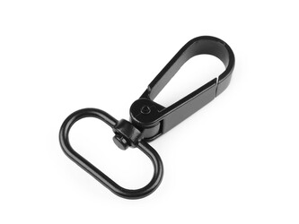 Kovová karabina s obrtlíkem průvlek 25 mm - 10 ks - 5 černý lak