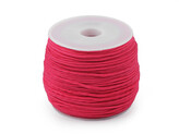 Šnůrka PES se silonovým vlascem Ø0,5 mm - 1 ks - 3 pink