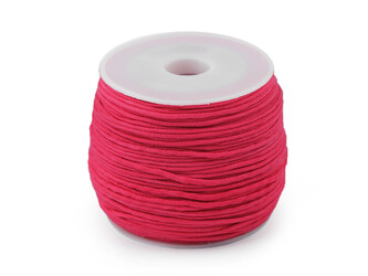 Šnůrka PES se silonovým vlascem Ø0,5 mm - 1 ks - 3 pink