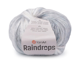 Pletací příze Raindrops 50 g - 1 ks - 4 (2906) šedá nejsvětlejší