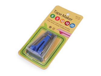 Zakladač šikmých proužků šíře 12 mm, 18 mm, 25 mm - 1 ks - 3 (25 mm) modrá