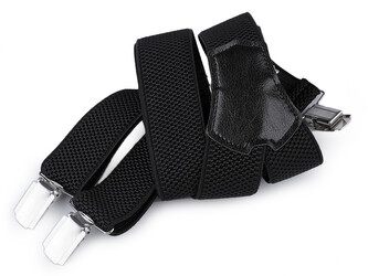 Šle šíře 3,5 cm délka 120 cm - 1 ks - 3 černá