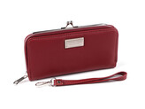 Dámská peněženka 9x19 cm - 1 ks - 2 bordó sv.