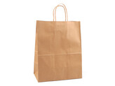 Dárková taška - 12 ks - 4 hnědá přírodní