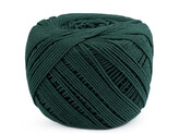 Bavlněná příze macrame Ø2-2,5 mm rozčesávací - 1 ks - 14 zelená tmavá