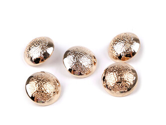 Kovový knoflík velikost 28", 32", 36" - 200 ks - 4 (32") zlatá