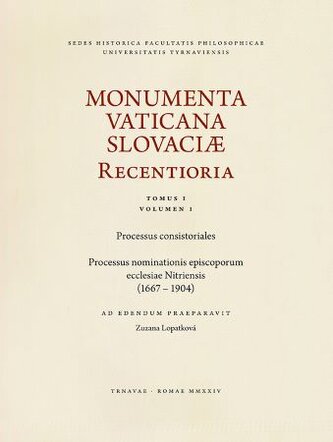 Monumenta Vaticana Slovaciae Recentioria