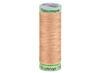 Polyesterové nitě Gütermann Jeans návin 30 m - 1 ks - 186 přírodní stř.