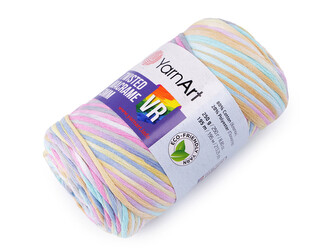 Pletací příze Twisted Macrame 250 g rozčesávací - 1 ks - 1 (929) multikolor