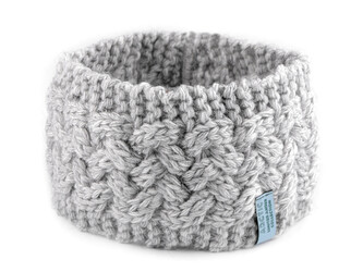 Dámská / dívčí zimní čelenka - 1 ks - 2 (vel. 56) šedá světlá dívčí