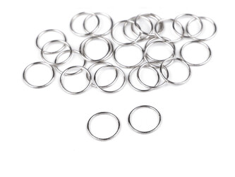 Kroužek pratelný Ø6; Ø8; Ø10; Ø12; Ø14 mm - 200 ks - 2 (Ø8 mm) nikl