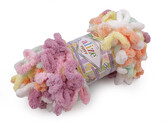 Pletací příze Alize Puffy color 100 g - 1 ks - 28 (6527) mentolová multikolor