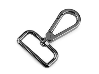 Kovová karabina s obrtlíkem průvlek 30 mm - 1 ks - 2 nikl černý