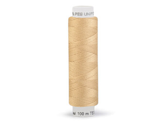 Polyesterové nitě Unipoly návin 100 m - 10 ks - 702 Cornsilk