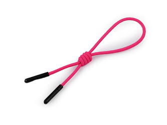 Poutko / taháček pružný - 50 ks - 4 pink neon