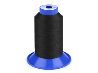Nitě elastické Sabaflex 120; 1500 m - 5 ks - 4000 černá