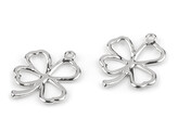 Přívěsek čtyřlístek 20x24 mm - 10 ks - 1 platina