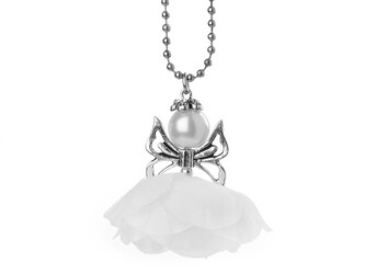 Anděl pro štěstí, v krabičce - 1 ks - 1 bílá