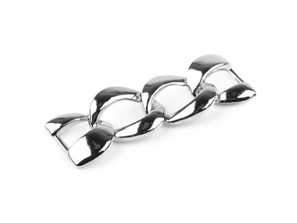 Designový řetízek na zdobení oděvů, doplňků a plavek 2,1x6,2 cm - 5 ks - 1 nikl