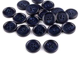 Knoflík oblekový velikost 24", 28", 32", 36", 40" - 20 ks - 3 (32") modrá tmavá